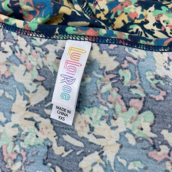 LuLaRoe Perfect T XXS Green Scoop neck NWT - Picture 3 of 5